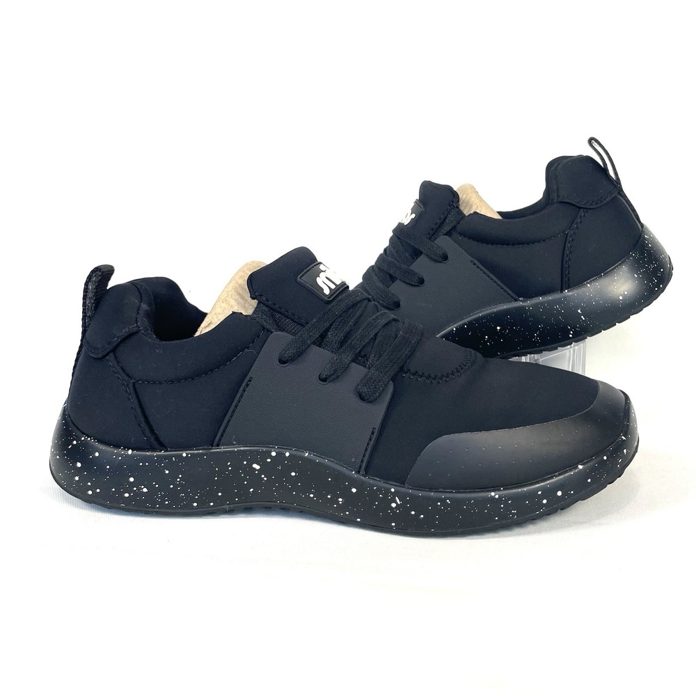 Snibbs Spacecloud 2.0 Black Speckle Work Shoes Womens 9 Soft Toe Non Slip